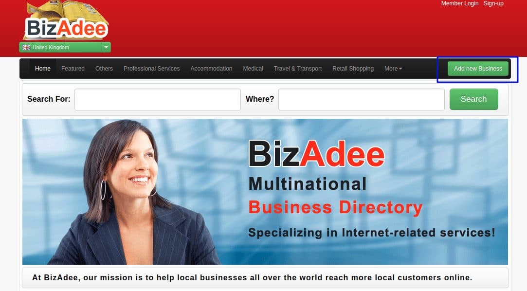 Citation sites for UK