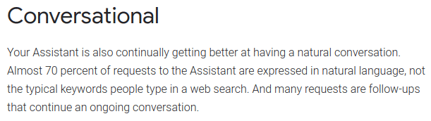 natural language keywords