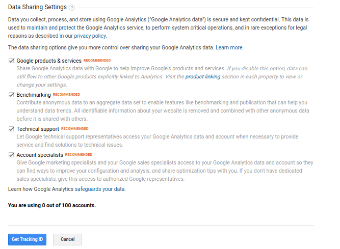 Google analytics sign up steps to follow