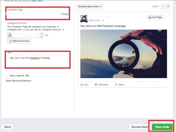 how to create facebook ads