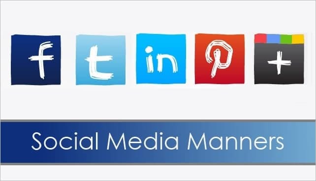 social media manners