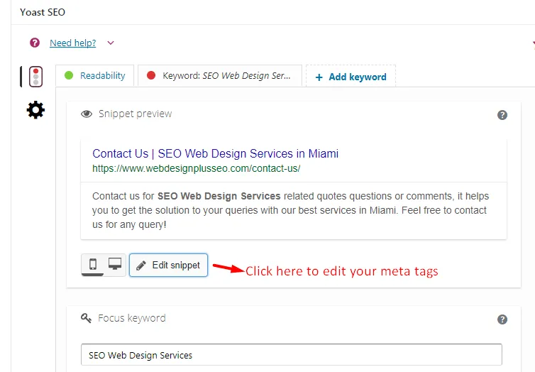 How to edit meta tags on WordPress Sites