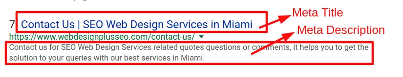 Meta tags example