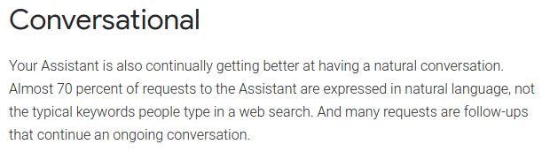 natural language keywords