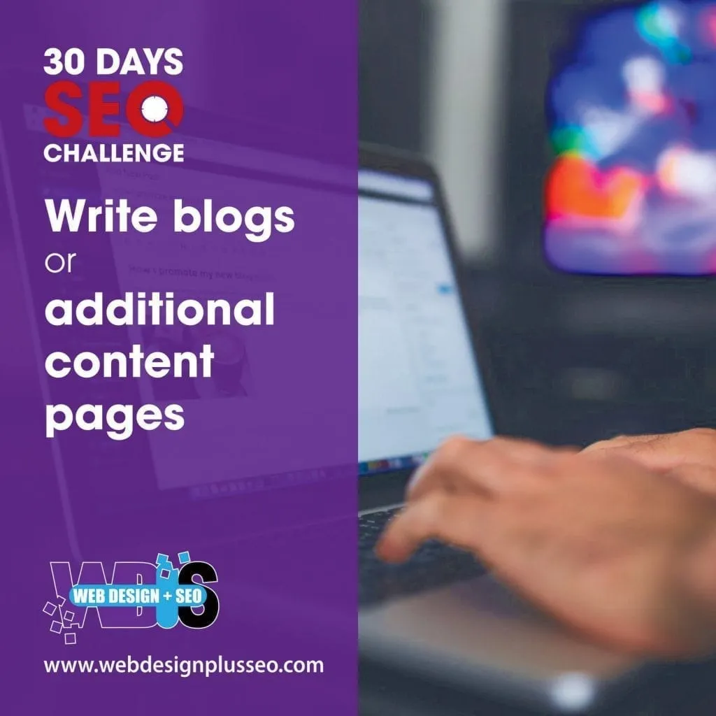 Day 14: Write content pages for your website 2