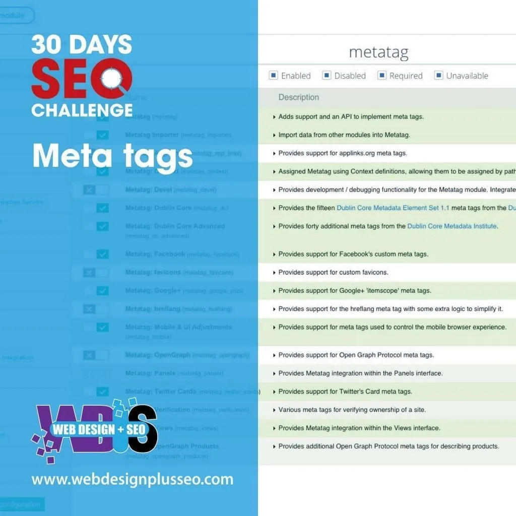 Day 9 : Meta Tags 2