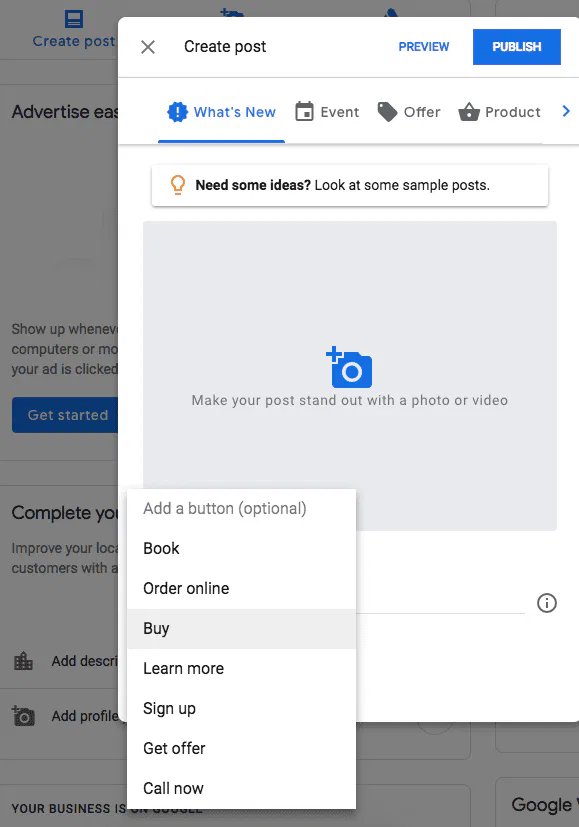 create google post