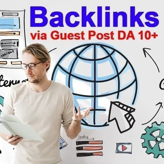 Backlinks Technology Online Web Concept Blog outreach service for great backlinks starting at DA 10+ Guest Posts 2